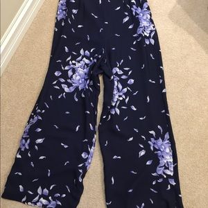 Oscar de la Renta silk palazzo pant